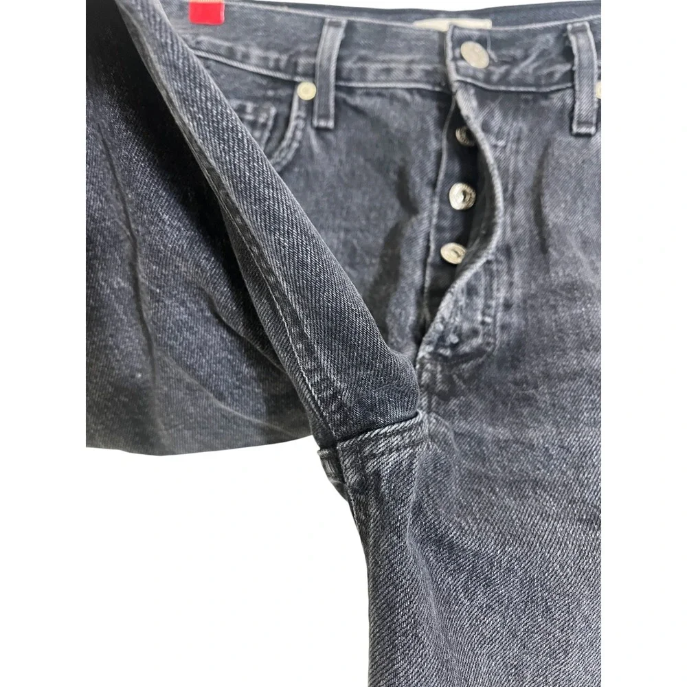 CITIZENS OF HUMANITY Ambrosio Long Denim Shorts in Black 1928-1134